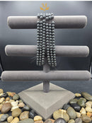 Natural Black Hematite Beads | 10mm Round | Polished Strand for Jewelry Making