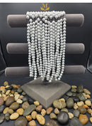 Natural Turquoise Beads | 10mm Round | Smooth Polished Strand for Jewelry Making