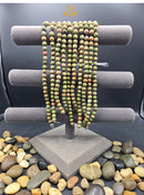Natural Unakite Beads | 10mm Round | Polished Strand for Jewelry Making