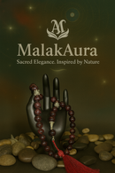 Deep Garnet Elegance – Natural Gemstone Rosary Beads