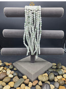 Natural Tianshan Jade Beads | 8mm Round | Polished Strand for Jewelry Making