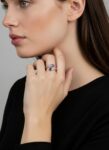 Natural Amethyst Sterling 935 Silver Ring
