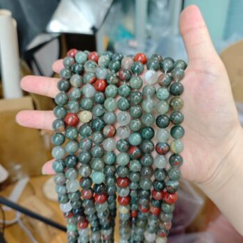 Natural African Bloodstone Beads