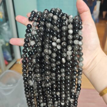 Natural Black Obsidian Beads