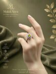 Natural Citrine Sterling Silver Cocktail Ring