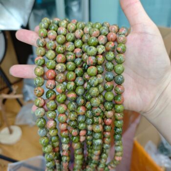 Natural Unakite Beads