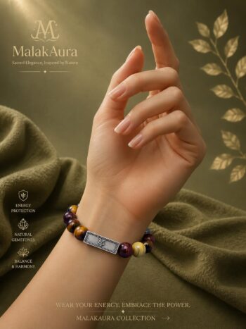 Triple Tiger Power Bracelet with Inner Code 925 (2)