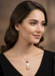 7-Libra- Pink Agate Birthstone Necklace