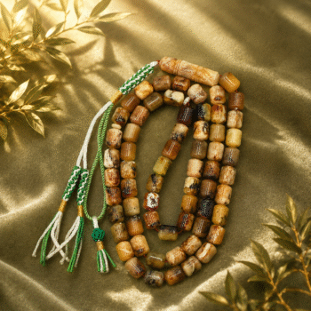 1-Kalngradi Natural Amber Rosary 63 Beads • 66 g 26