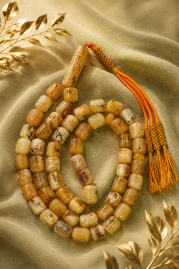 2-Kalngradi Natural Amber Rosary 63 Beads • 85.5g 26hg
